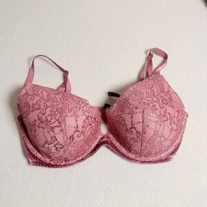 Victoria's Secret Pink Lace Bra 34DD